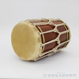 【当店の太鼓職人が製作した獅子舞用の太鼓】桶胴太鼓7寸 革面直径21cm 牛革使用桶胴太鼓 おけどうだいこ たいこ バチ付 ばち付 牛革 牛皮 ぎゅうかわ 和太鼓 TAIKO 獅子舞 ししまい 正月 イベント 国産 日本製 送料無料