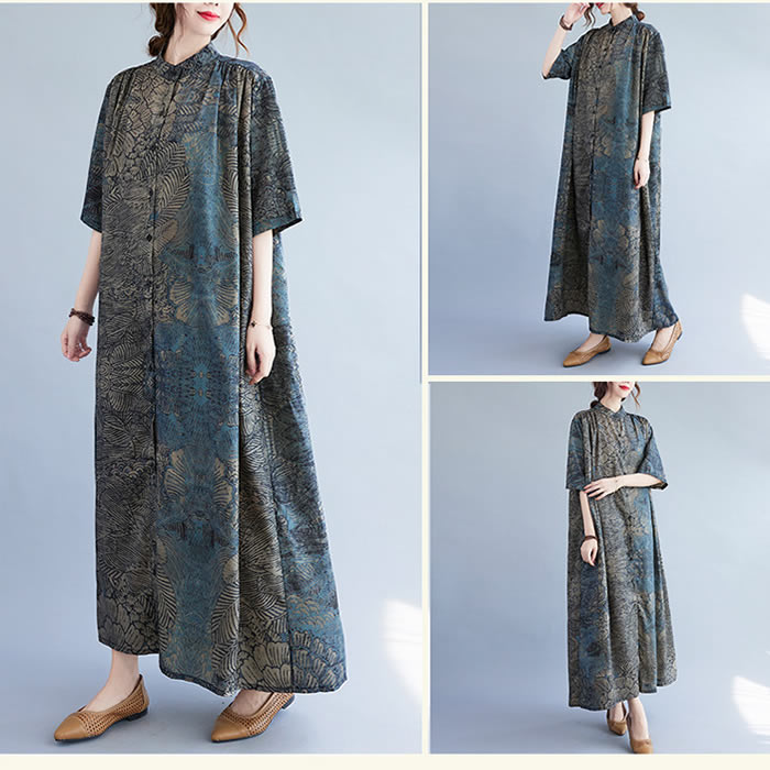 激安【超目玉商品】レディースワンピース夏 花柄ワンピース ワンピース 春ワンピース 夏ワンピース 半袖ワンピース きれいめワンピース 大人ワンピース aラインワンピースロングワンピース 綿ワンピース 森ガールワンピース 女らしい 可愛い 通勤 通学 デート