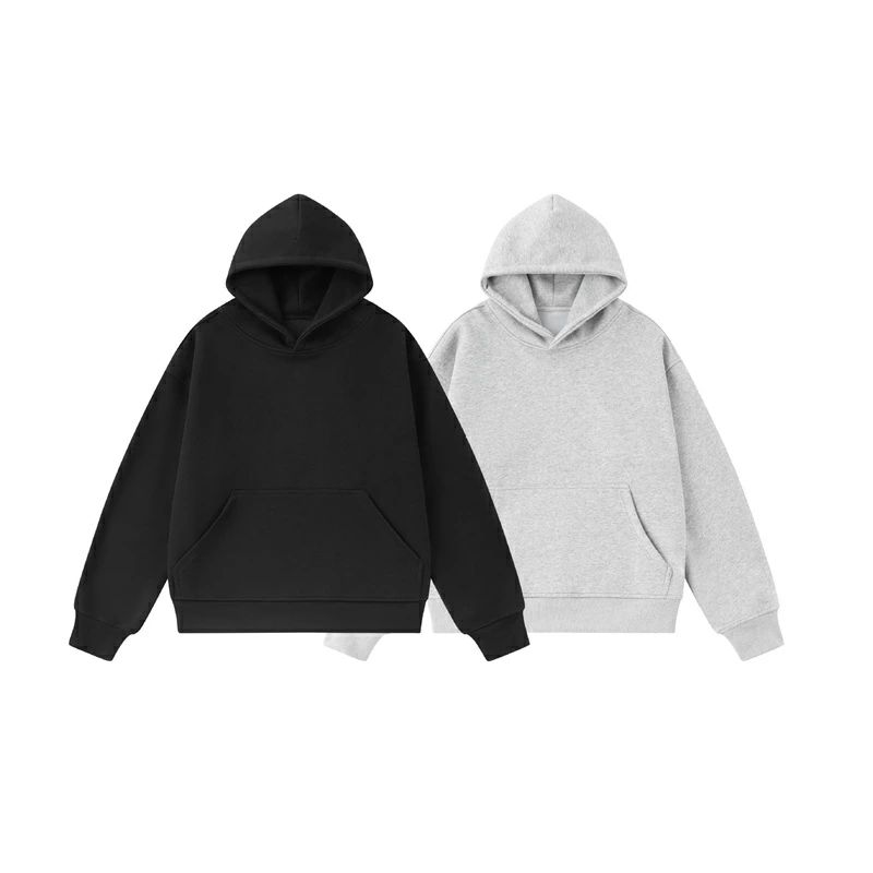 メンズ パーカー おしゃれ 長袖 灰色 ショート丈 無地 アメカジ フーデッド 秋 冬 服 プルパーカー 韓国 大きいサイズ スウェッ