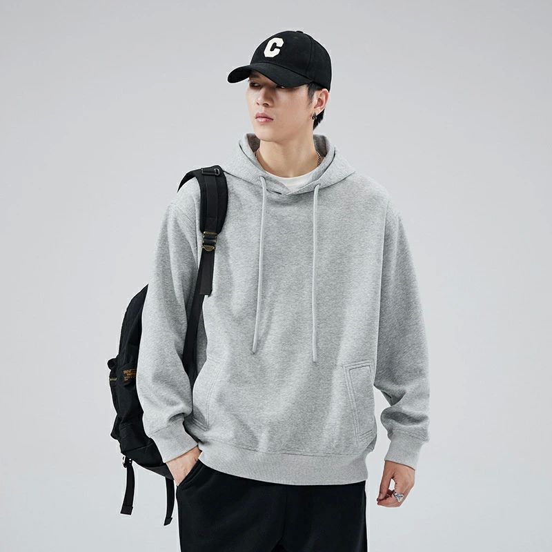 メンズ パーカー おしゃれ 長袖 カジュアル ゆったり カップル 秋 無地 アメカジ フーデッド ヘビーウエイト 冬 服 プルパーカー