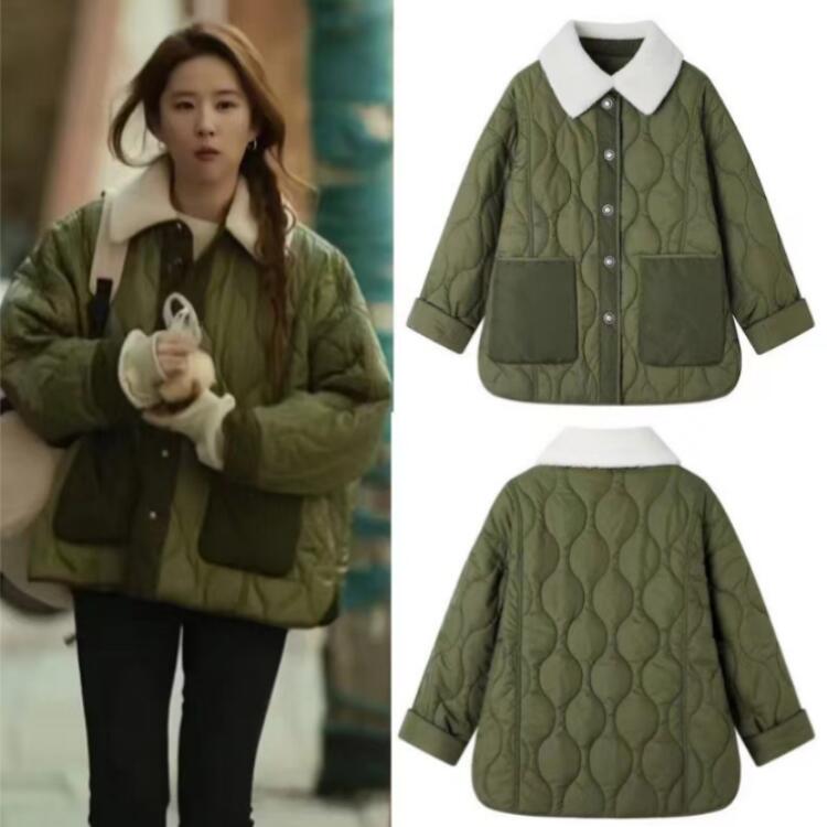 ロング丈 中綿コートカジュアル 冬 ダウンジャケット 大きいサイズ レディースコート ゆったりコート ダウンコート中綿 コート