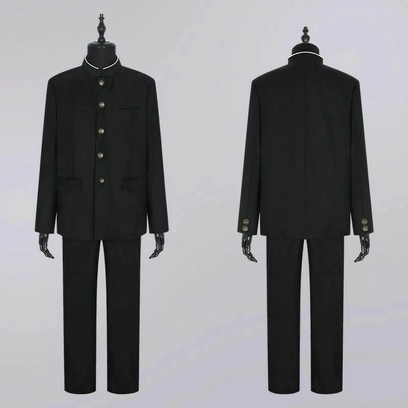 上下セット ズボン 学生服 超黒ハイグレード 上着 洗濯機丸洗い