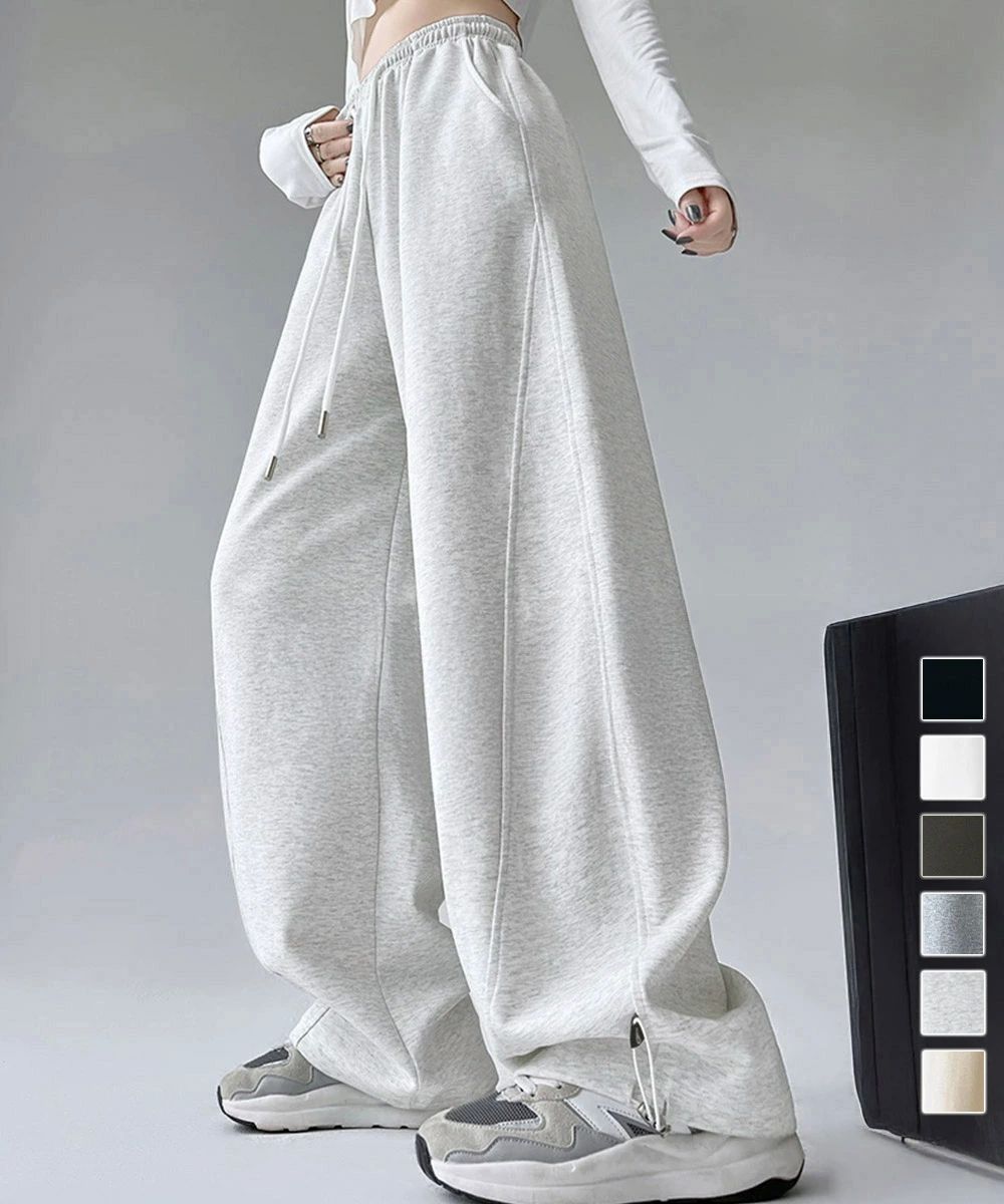 ハイウエストイージーパンツゆったり...