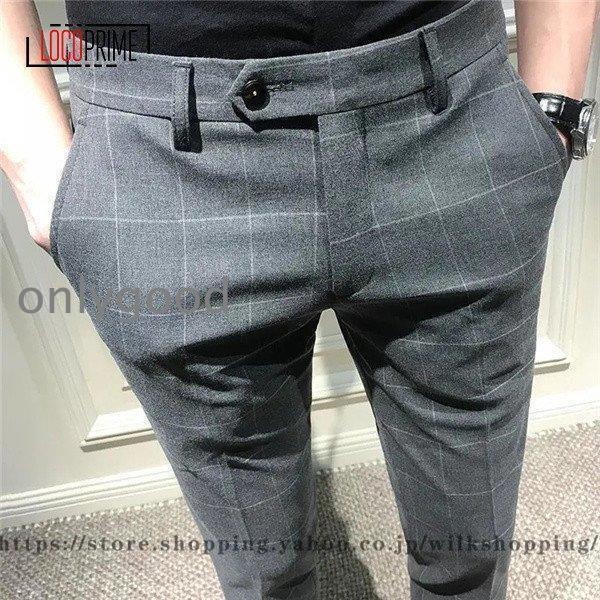 ビジネススラックス ノータック スラックス スリムパンツ クールビズ 美脚 大きいサイズ チ メンズ ゴルフパンツ ウォッシャブル