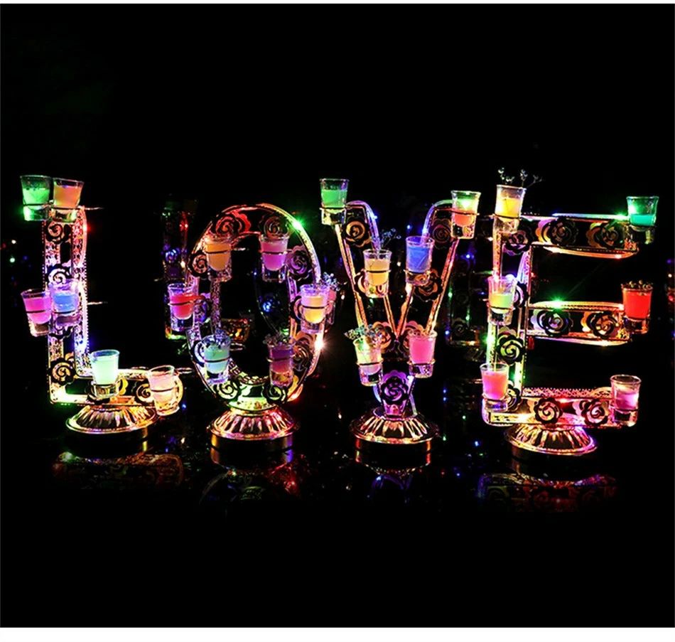 LED 酒グラス収納ラック グラスホルダー ワインラッ 酒ボトルの表示棚 テキーラ観覧車 カク 酒カップホルダー 酒グラススタンド