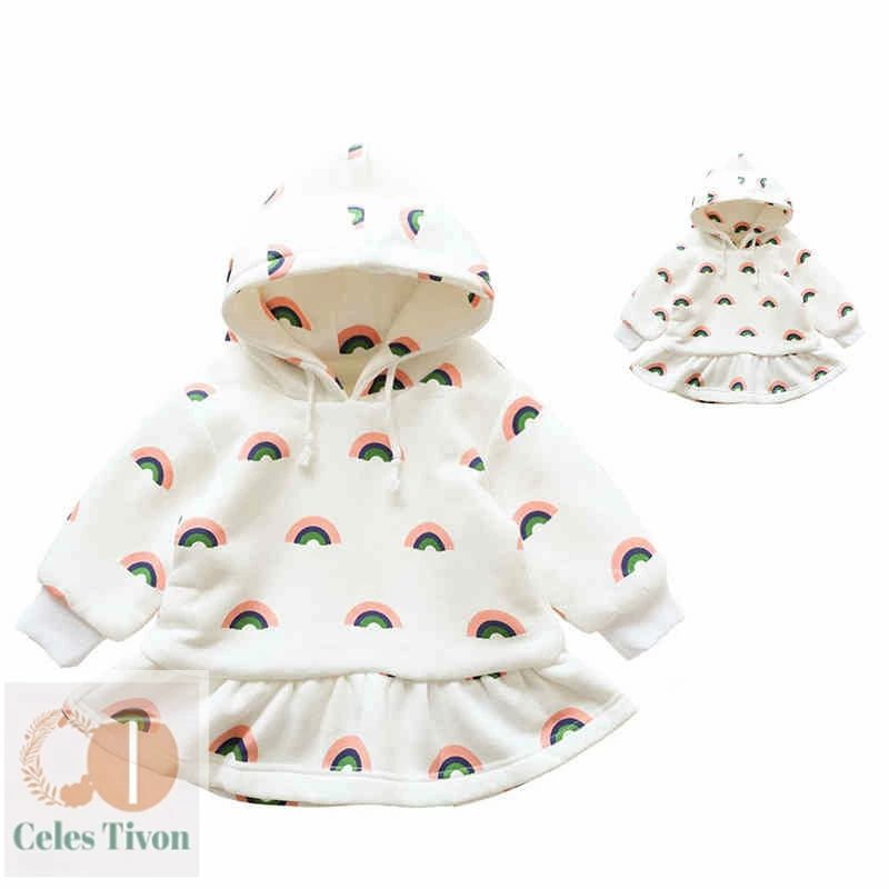 キッズ ロングワンピース おしゃれワンピーストレーナー 秋冬 暖かい 長袖 フレアワンピース 【送料無..