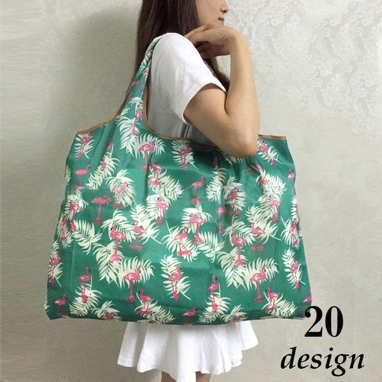 おしゃれ コンパクト 防水 折りたたみ レディース エコバック 柄 エコバッグ アニマル柄 カバン 大容量..