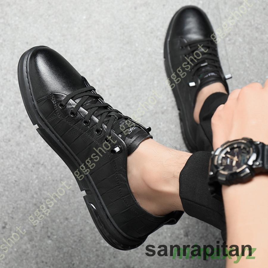 メンズ 防滑 ウォーキング 防臭 通気 革靴 本革 紳士靴 カジュアル スニ ビジネスシューズ スリッポン 通勤 カジュアルシューズ