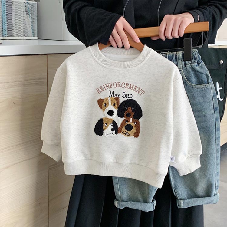 スウェットトレーナー ベビー服 子供服 長袖プルオーバー 秋冬春用 男女兼用 無地...