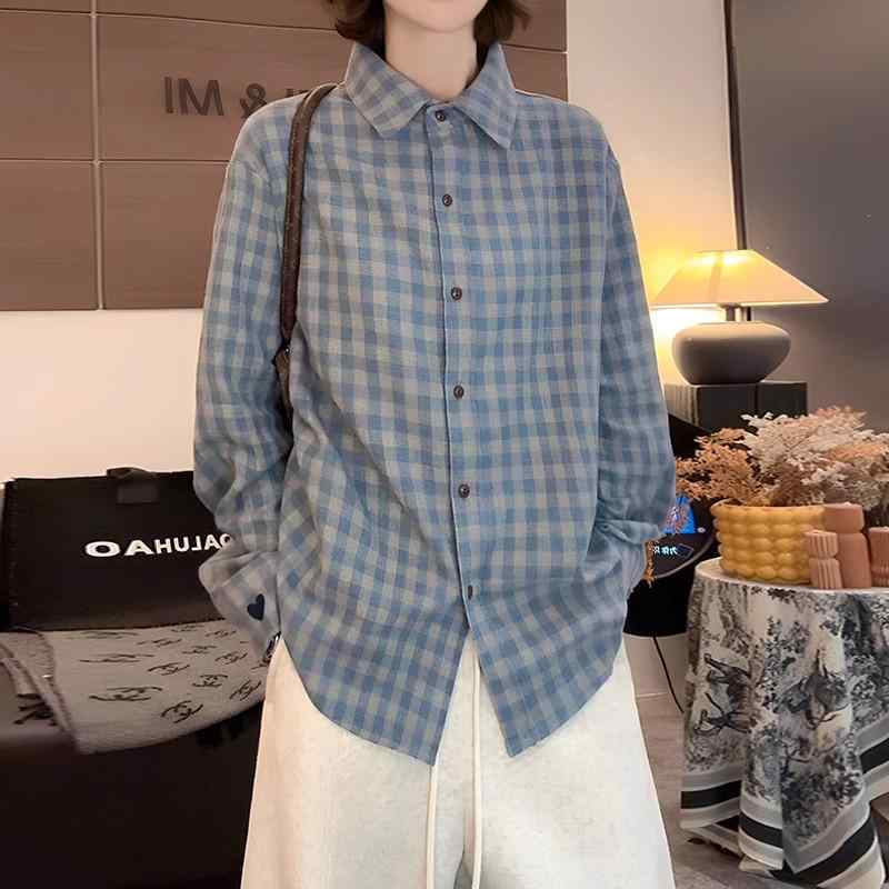 Rakuten - 厚手 ぽっちゃり対応 スタイリッ チェック柄 レディース 長袖 シャツ ゆったり スリム見え 若見え 起毛 秋冬 暖か 大きめサイズ