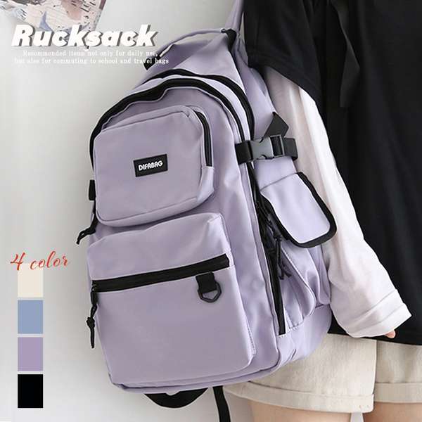 ユニセックス 男 リュックバッグ ペアルック デイバッグ マザーズリュック 通勤通学 レディースバッグ 肩掛けバッグ a4 おしゃれ
