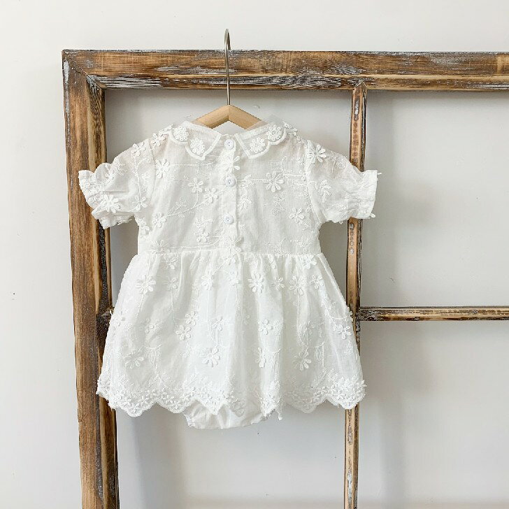 ロンパース セレモニードレス ワンピース 半袖 ワンピ ベビー服 ベビー 子供服 赤...