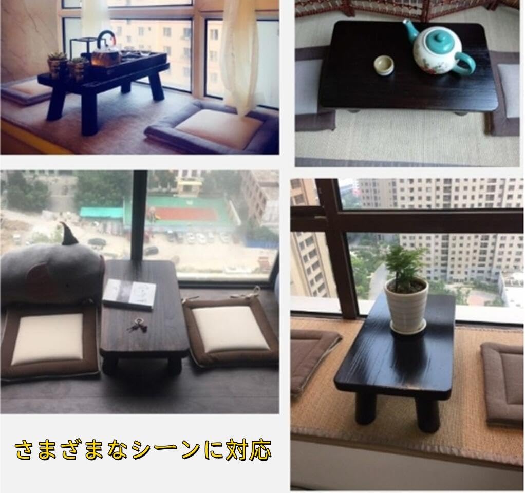 ミニ コーヒーテーブル ミニテーブル ちゃぶ台 コーヒーテーブル 焼桐 机 ナチュラ...