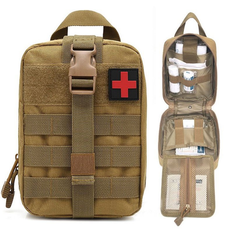 防災ポーチ 防水 Molleシステム対応 医療バッグ メディカルポーチ 一部 緊急ポーチ ファーストエイドキット 防災バッグ 救急バ