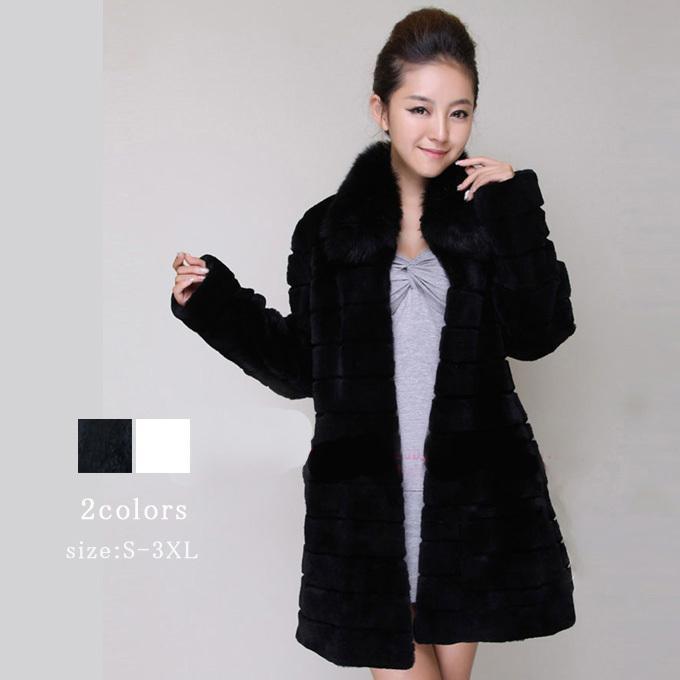 お洒落 毛皮コート ロッグコートフェイクファー 秋冬 おしゃれ レディース 暖かい ウサギの毛皮 高級 上着 防寒 ファーコート