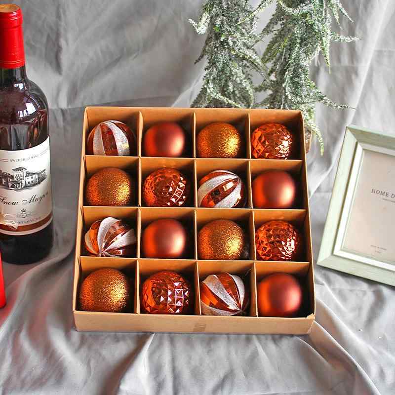 光沢感 6cm デコレーシ クリスマス オーナメント カラフル クリスマスツリー 電気メッキ加工 ボール 飾..