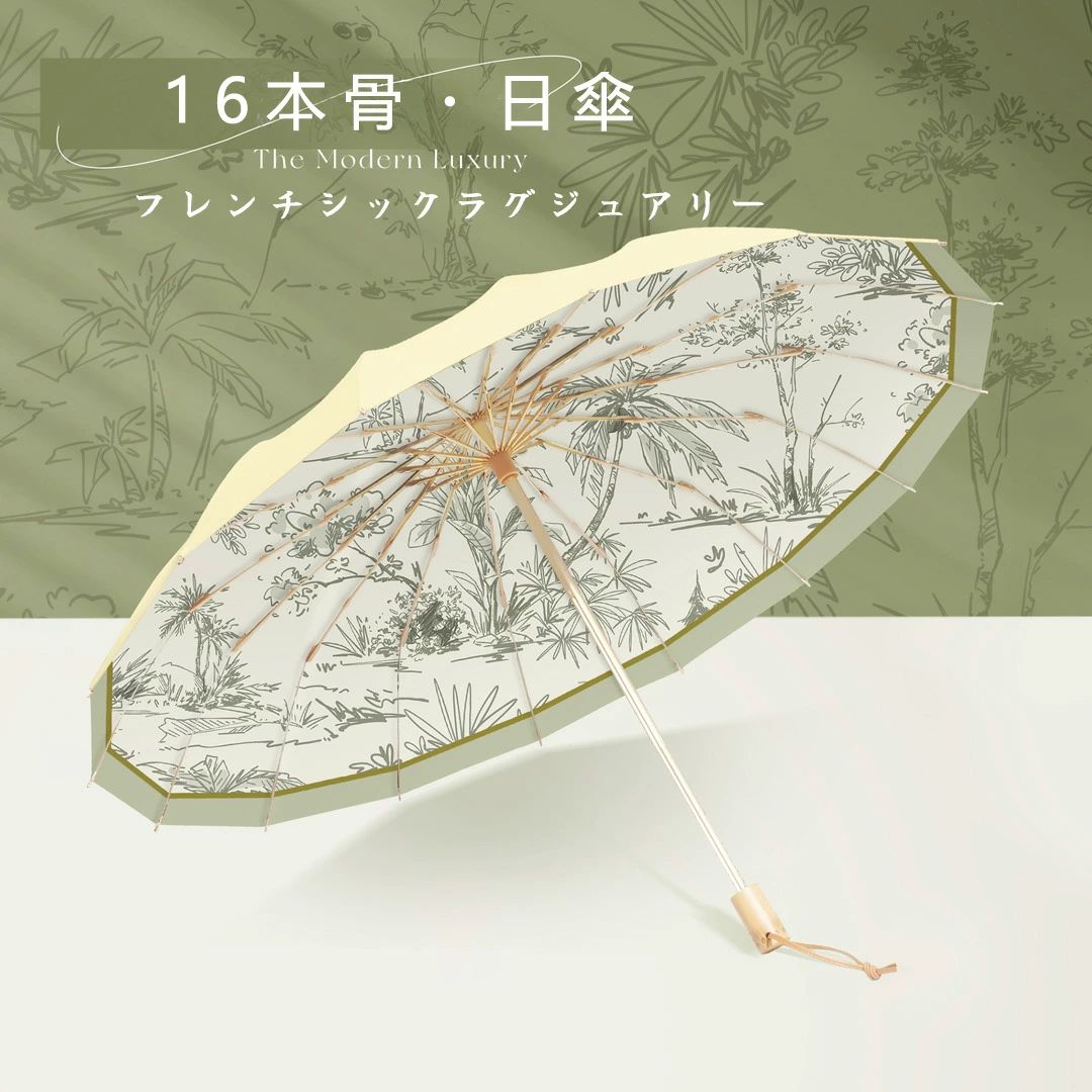 紫 シックラグジュアリー 風に強い 紫外線対策 クラシカル 晴雨兼用 避暑旅 完全遮光 便利 UVカット 日焼け対策 日傘 折りたたみ