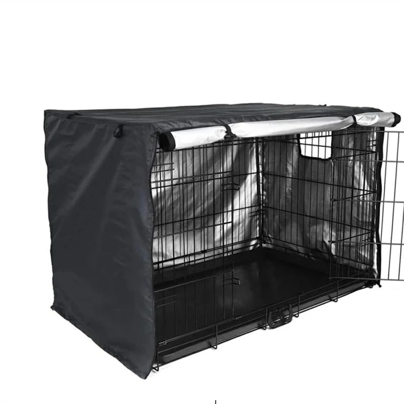 犬猫用 犬 ケージカバー 防音 ケージカバー ペット ケージカバー 屋外 ペットサークルカバー 風 犬小屋 屋内 ケージカバーのサムネイル
