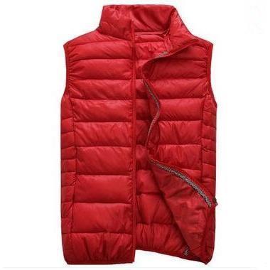 中綿ダウンベスト 男女兼用 中綿入れ メンズ 秋冬 ダウンベスト アウター 中綿ベスト メンズファッション ブルゾン ベスト(4)