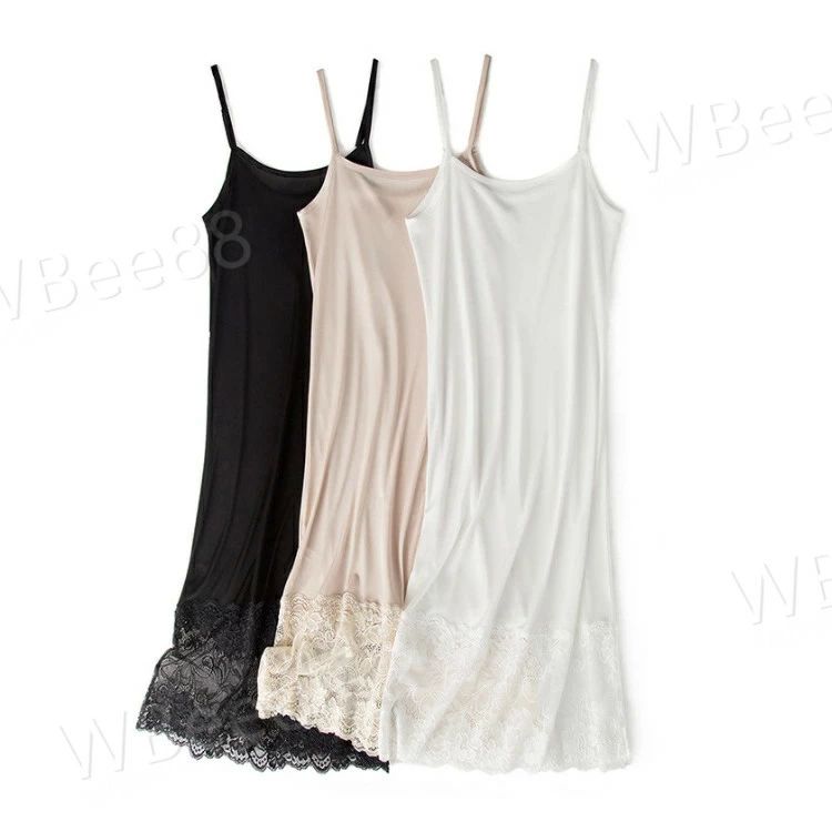 ロング レイヤード チュール キャミワンピース ペチワンピ チュール ロング レースワンピ 体型カバー ペチコート ワンピース 秋