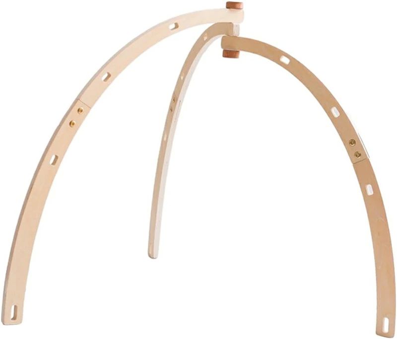 木製プレイジムフレーム 木製ベビージム幼児用エクササイズアクティビティジム新生児