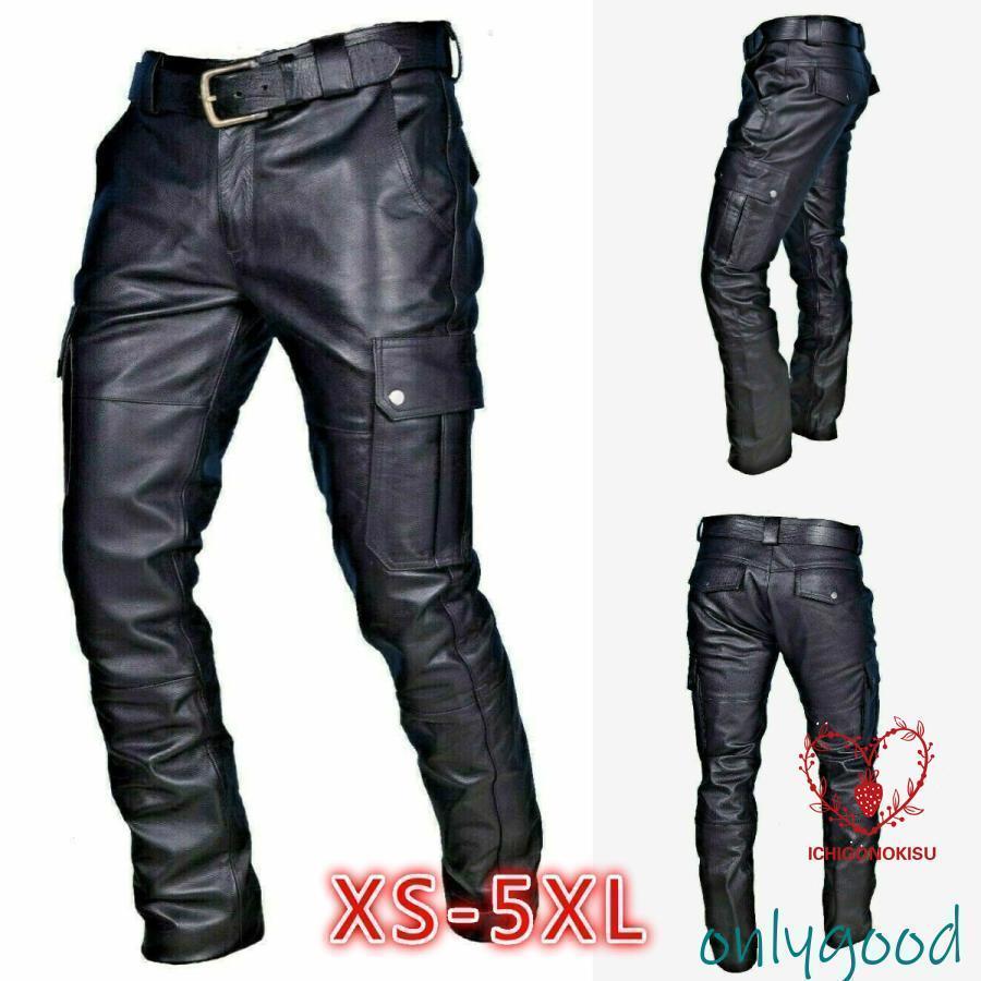 ライディング ライダーパンツ バイク用 バイクパンツ 防 通気 革