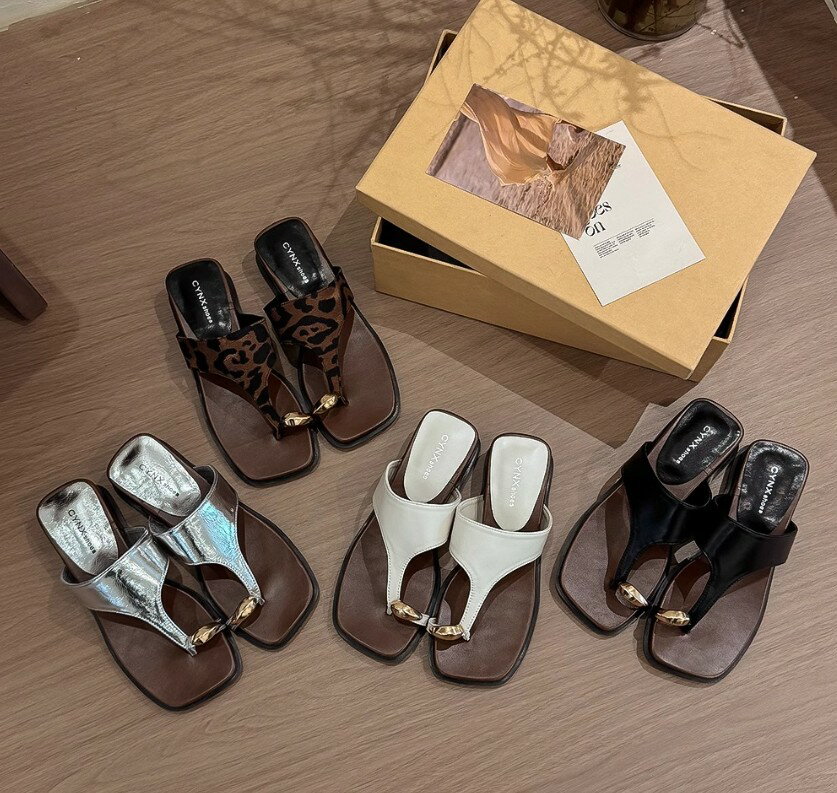 トングサンダル 全4色 厚底メタルトングサンダル トゥリングサンダル リングトゥサンダル 厚底トングサ..