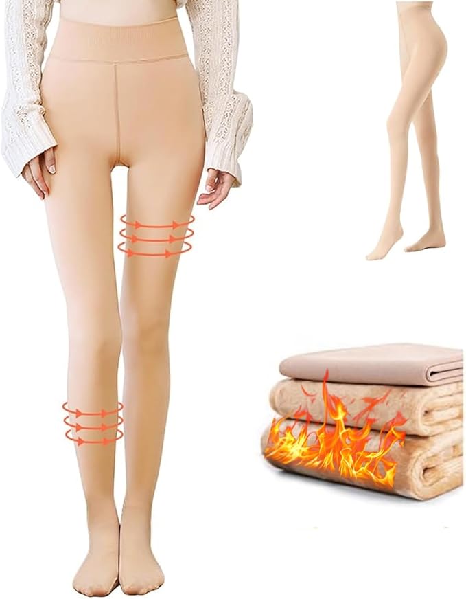 美脚美尻 着圧 透け感タイツ 裏起毛 タイツ フェイクタイツ レディース ストッキング 伸縮性