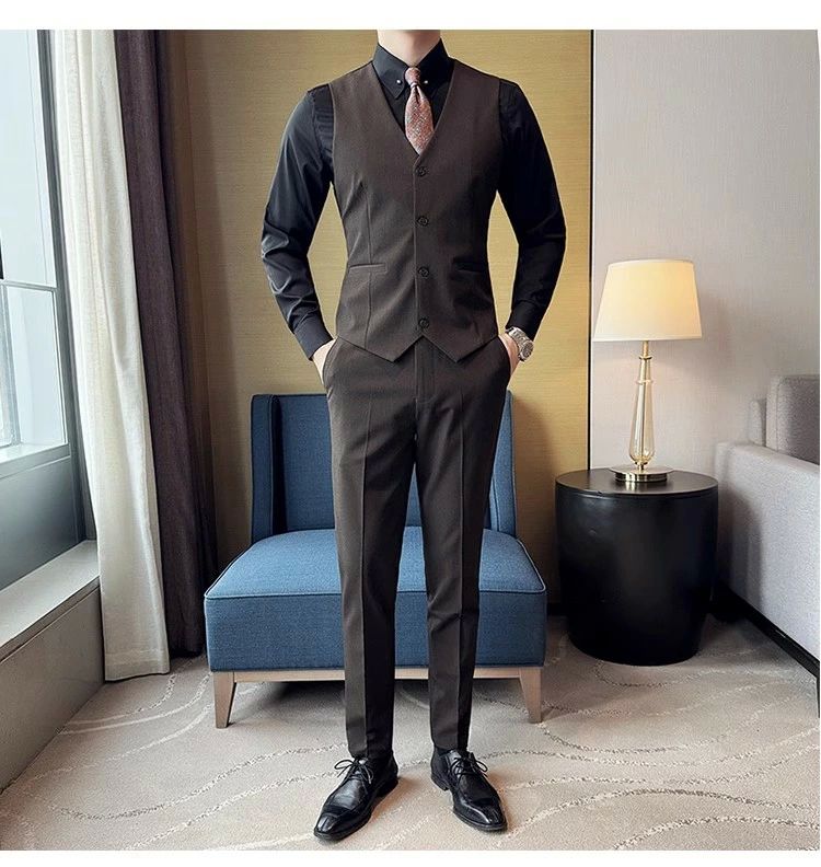 送料無料 メンズスーツ スリーピース ビジネススーツ タキシード 紳士服 礼服 S-4XL パンツスーツフォーマルスーツ ビジネス キ