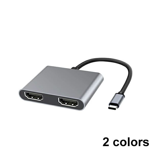 複数画面出力 同時出力 2-in-1 hdmi分配 デュアル HDMI変 USB hdmi 変換 type hub c HDMI+HDMI (30Hz) hdmi 4K アダプタ 最大 C