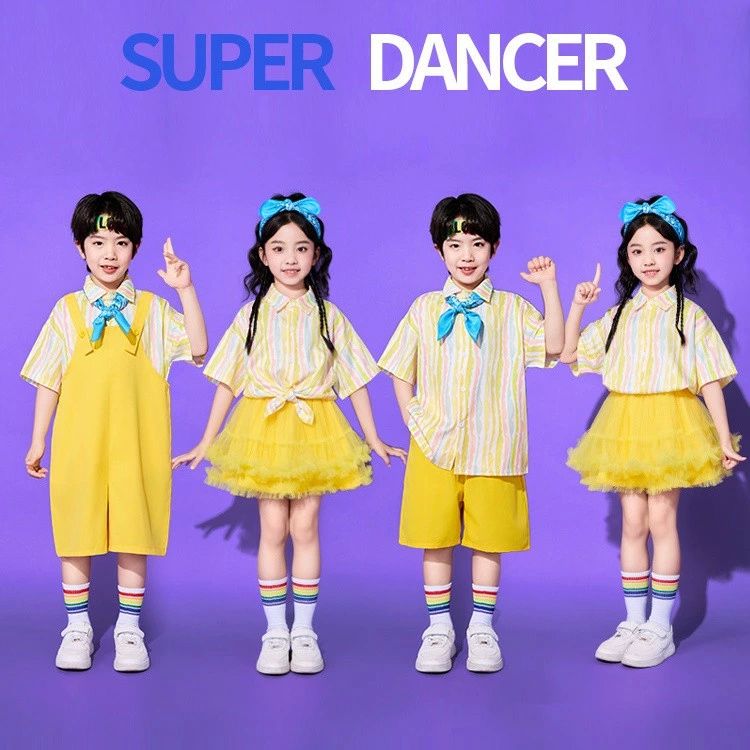 上下セット ストライプ柄 ダンス衣装 セットアップ 半袖 サロペ ショートパンツ 男の子 半袖シャツ 子供服 女の子 総柄 子供 夏