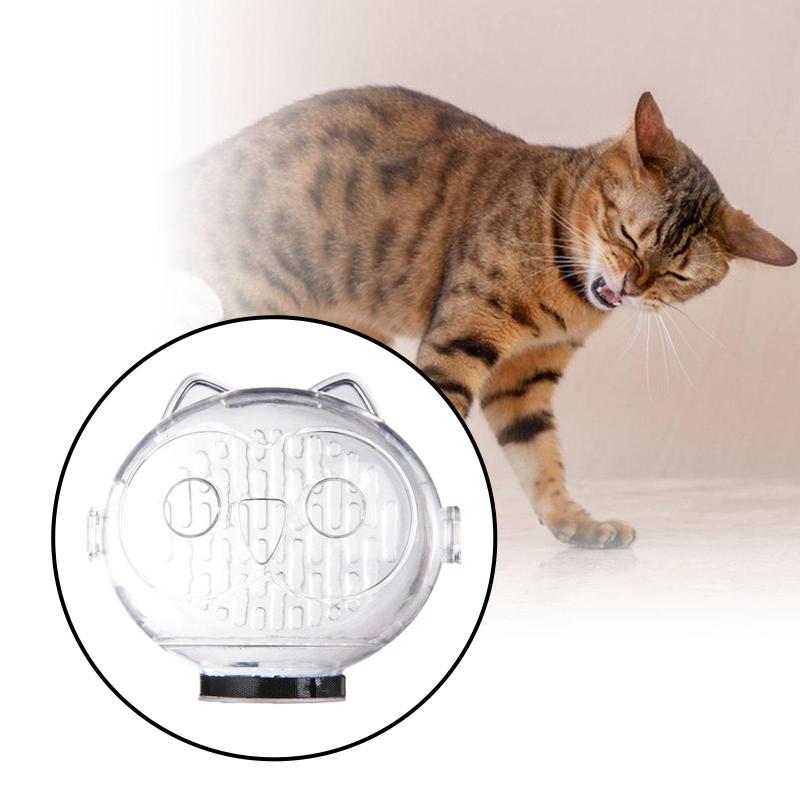 シェービング・入浴・美容に快適なヘルメット 猫用口輪 噛みつき防止