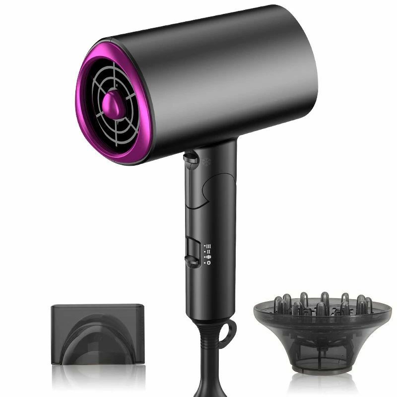 ヘアサロン 大風量 【2025年春夏限定 高濃度 57℃恒温 3段階風量 ドライヤー 折り畳 マイナスイオン 150..