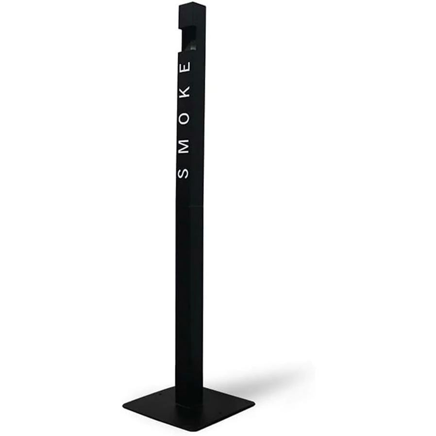 灰皿 灰皿スタンド ふた付、ステンレス鋼垂直たばこの吸い殻ポスト防風は 自立型灰皿、ステン 屋外灰皿..