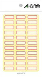 Rakuten - エーワン 03001 セルフラベル 赤枠 36面 18シート 送料無料