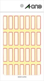 Rakuten - エーワン 03002 セルフラベル 赤枠 28面 18シート 送料無料