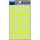 エーワン 07004 カラーラベル 黄 9mmφ 14シート 送料無料