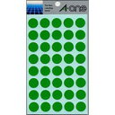 エーワン 07023 カラーラベル 緑 15mmφ 14シート 送料無料