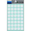 エーワン 07030 カラーラベル 白 15mmφ 14シート 送料無料