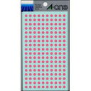エーワン 07068 カラーラベル 桃 5mmφ 9シート 送料無料