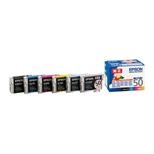 ���ץ��� EPSON ���� ���󥯥����ȥ�å� IC6CL50 6���ѥå� ����̵��
