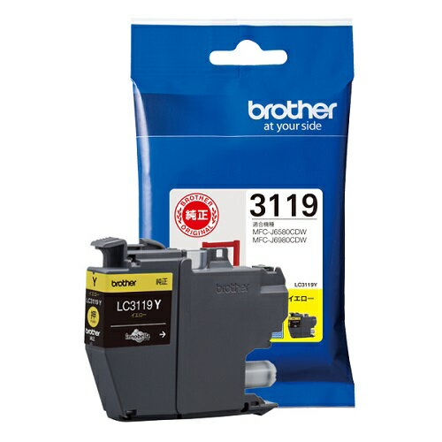 Rakuten - ブラザー brother純正 インクカートリッジ LC3119 Y イエロー 送料無料