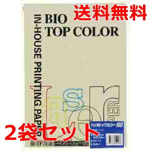 乐天商城 - 伊東屋 バイオトップカラー 160g A4 BT430 バニラ 50枚×2 モンディ