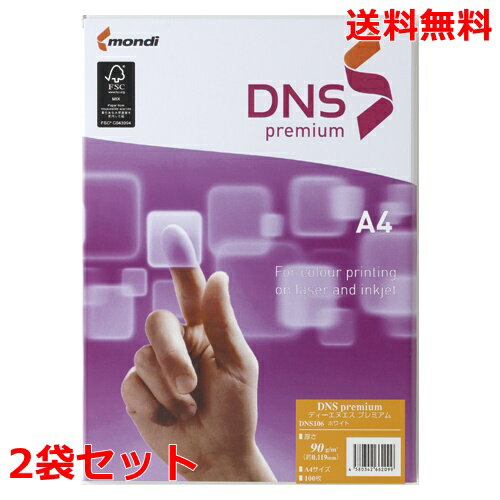 伊東屋 DNSプレミアム A4 90g DNS106 100枚×2 モンディ