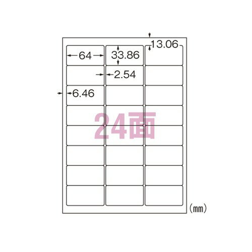 乐天商城 - エーワン 31071 屋外でも使えるサインラベルシール ツヤ消しフィルム A4 24面5シート 送料無料