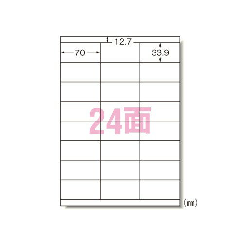 樂天商城 - エーワン 31288 ラベルシール 綺麗にはがせる A4 24面100シート 送料無料
