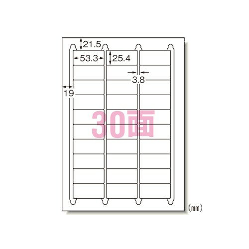 樂天商城 - エーワン 75230 ラベルシール A4 30面 ハイグレードタイプ20シート 送料無料