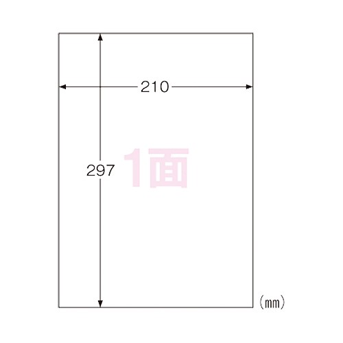 ヒサゴ KLP862 屋外用ラベル A4 ノーカット 100シート 強粘着 送料無料