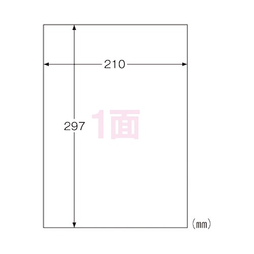 ヒサゴ KLP862S 屋外用ラベル A4 ノーカット 10シート 強粘着 送料無料