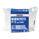 積水 新透明クロステープ 5巻 #784 幅50mm×長さ25m N784X03 送料無料
